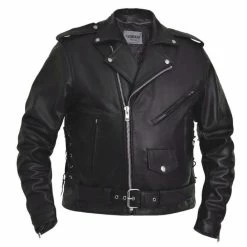 Men's Leather Biker Jacket UNIK