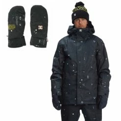 Men's Jacket DC - STAR WARS - SW DEFY JKT M SNJT XKKY - BLACK/YELLOW