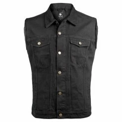 Men's Vest CAPRICORN ROCKWEAR - Black Without Frays