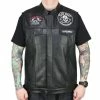 Men's Vest BLACK HEART - W-TEC RUMBLER - BLACK