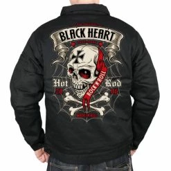 Men´s Jacket BLACK HEART - CRUSTY DEMONS - BLACK