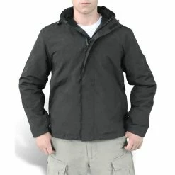 Men's Jacket (anorak) SURPLUS - Windbreaker - Black