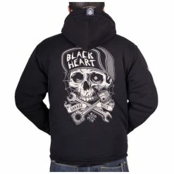 Men's Jacket BLACK HEART - GARAGE BUILT - BLACK