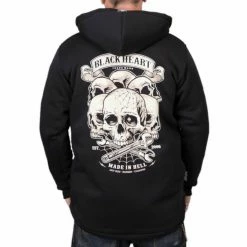 Men's Jacket BLACK HEART - HILL SKULL - BLACK