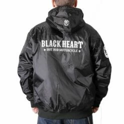 Men's Jacket BLACK HEART - BARKER - BLACK