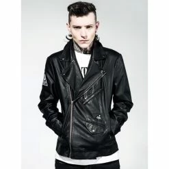Jacket Men Spring/fall Disturbia - Straight 2 Hell - Black