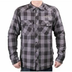 Motoshirt BLACK HEART - W-TEC - GREY