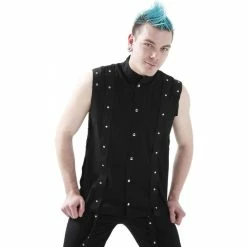 Vest Men DEAD Threads - Black