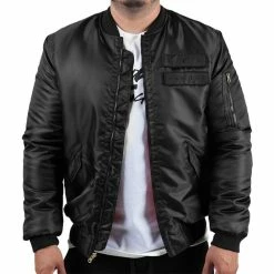 Jacket Men FAMOUS STARS & STRAPS - Covert MA - Black