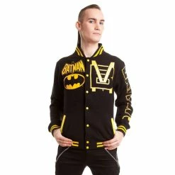 Jacket Men POIZEN INDUSTRIES - Batmanteam Varcity - Black