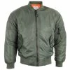 Jacket Men OSX - MA 1 FLIGHT - TEXTILE (OLIVE GREEN)