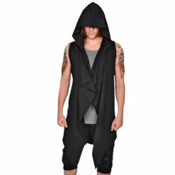 Vest Hooded (unisex) AMENOMEN - Black