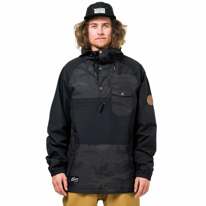 Men's Jacket HORSEFEATHERS - RECRUIT - BLACK CAMO