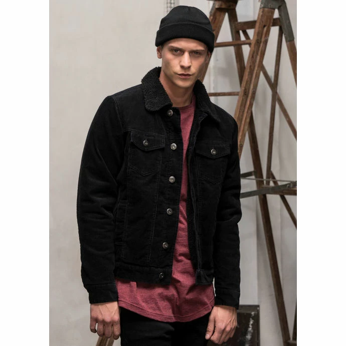 Winter Men“s Jacket URBAN CLASSICS - Sherpa Corduroy - Image 2