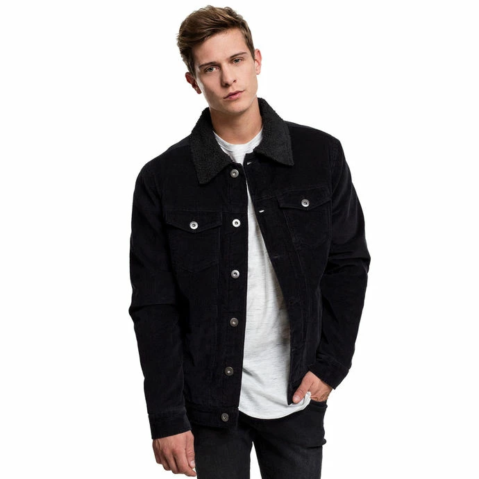 Winter Men“s Jacket URBAN CLASSICS - Sherpa Corduroy - Image 6