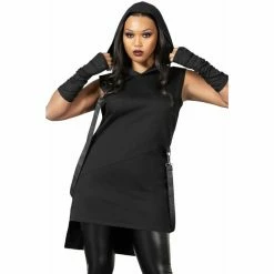 Unisex Vest KILLSTAR - Blayze Hooded - Black