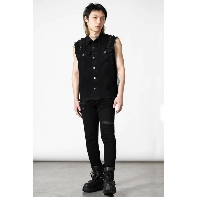 Men's Vest KILLSTAR - Ruse Denim - Black - Image 3