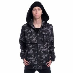 Men´s Jacket VIXXSIN - CARTER - GREY CAMO