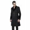 Men's Coat DEVIL FASHION - Master Of Death Gothic Fur Collar