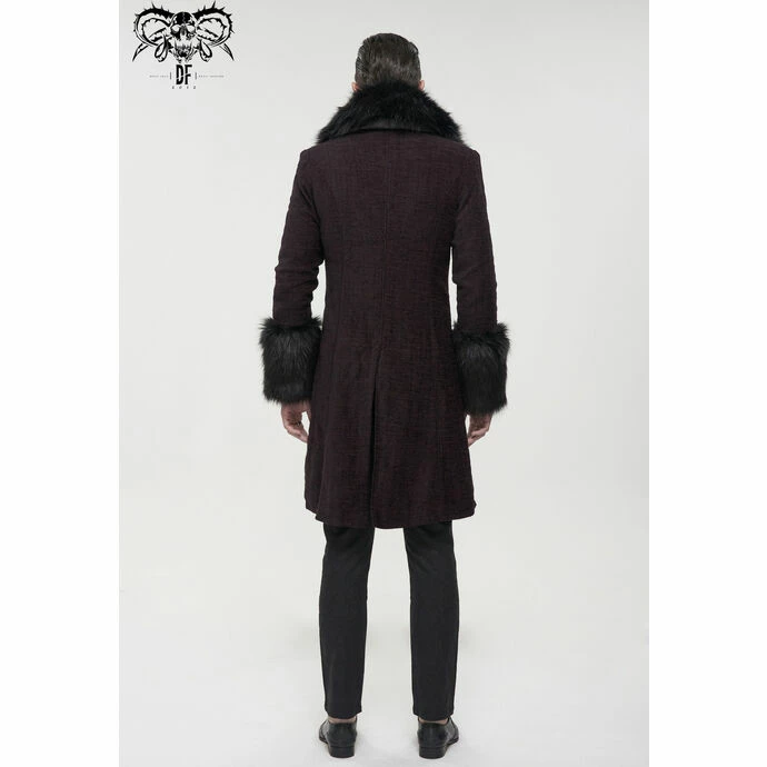 Men's Coat DEVIL FASHION - Master Of Death Gothic Fur - Image 3