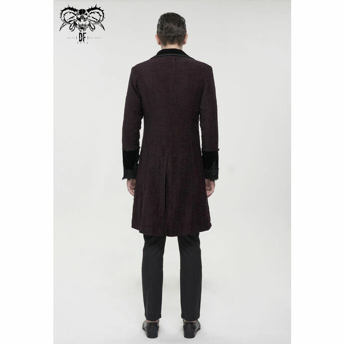 Men's Coat DEVIL FASHION - Master Of Death Gothic Fur - Image 4