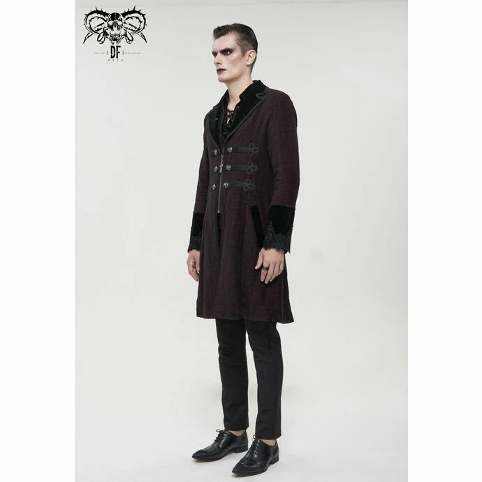 Men's Coat DEVIL FASHION - Master Of Death Gothic Fur - Image 6