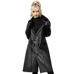 Unisex Coat KILLSTAR - Hughie - Black