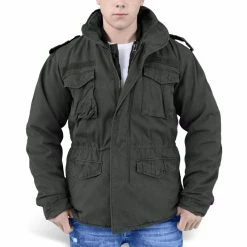 Men's Jacket Winter SURPLUS - Regiment M65 - BLACK
