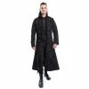 Men's Coat POIZEN INDUSTRIES - MONARCH - BLACK BROCADE