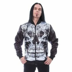 Men's Jacket HEARTLESS - RASMUS - BLACK / WHITE