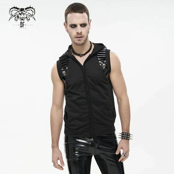Men's Vest DEVIL FASHION - 'Number Of The Beast Punk - Image 4