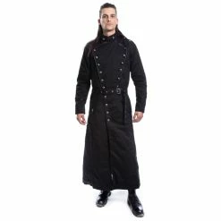 Men's Coat CHEMICAL BLACK - SOLOMON - BLACK