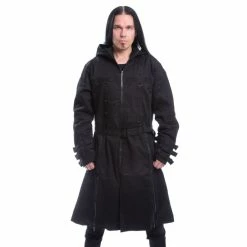 Men's Coat HEARTLESS - TARQUIN - BLACK